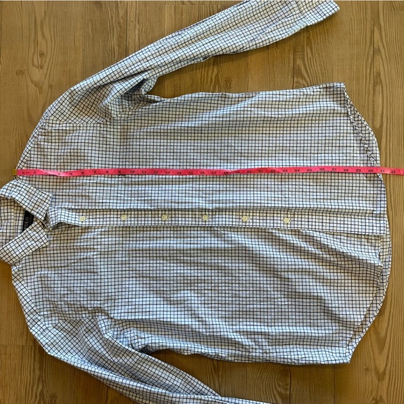 Ralph Lauren Blue Label Men’s Button down shirt plaid blue size Large - Picture 7 of 8